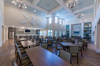 Activity room with kitchen